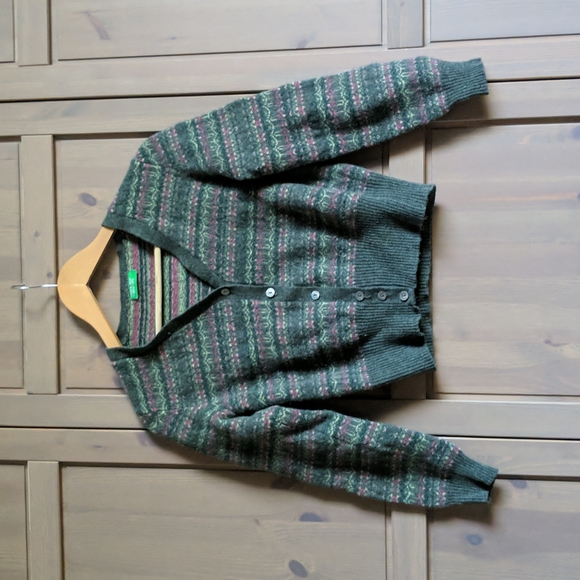 Cozy wool cardigan sweater - Picture 1 of 7